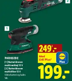 Lidl PARKSIDE batteridreven multiværktøj / multisliber 12 V tilbud