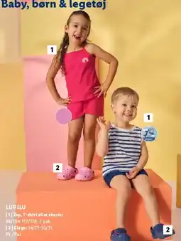 Lidl Top / T-shirt eller shorts tilbud