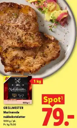 Lidl Marinerede nakkekoteletter tilbud