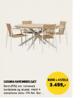 XL-BYG Catania havemøbelsæt tilbud