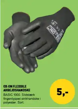 XL-BYG Ox-On Flexible arbejdshandske tilbud