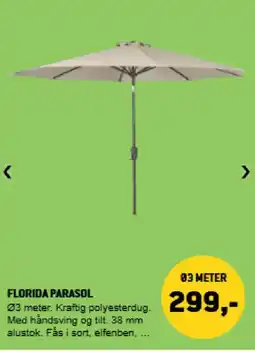 XL-BYG Florida parasol tilbud