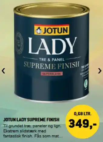 XL-BYG Jotun Lady supreme finish tilbud