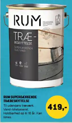 XL-BYG Rum superdækkende træbeskyttelse tilbud
