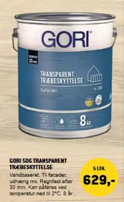 XL-BYG Gori 506 transparent træbeskyttelse tilbud