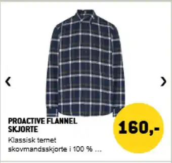 XL-BYG Proactive flannel skjorte tilbud