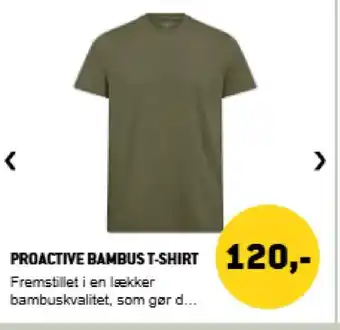 XL-BYG Proactive bambus t-shirt tilbud