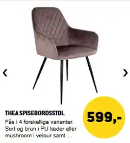 XL-BYG Thea spisebordsstol tilbud