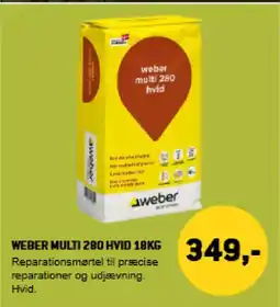 XL-BYG Weber multi 280 hvid tilbud