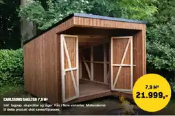 XL-BYG Carlssons shelter 7,9 m² tilbud