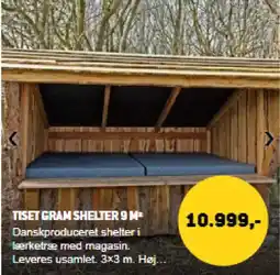 XL-BYG Tiset gram shelter 9 m² tilbud