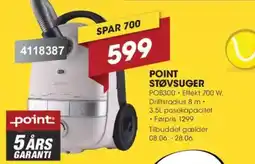 Punkt1 Point støvsuger tilbud