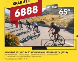 Punkt1 SAMSUNG 65" Neo qled 4k edge mini led smart tv (2025) tilbud