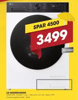 Punkt1 Lg vaskemaskine tilbud
