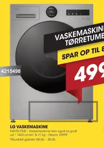 Punkt1 Lg vaskemaskine tilbud