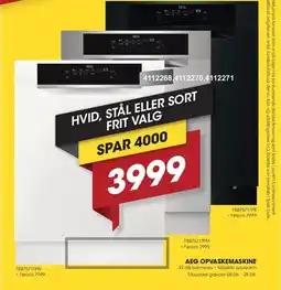 Punkt1 Aeg opvaskemaskine tilbud