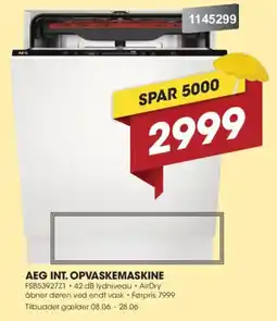 Punkt1 Aeg int. opvaskemaskine tilbud