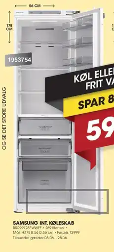 Punkt1 Samsung int. køleskab tilbud