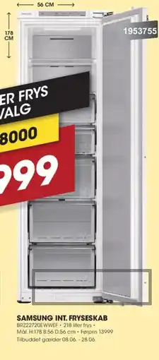 Punkt1 Samsung int. fryseskab tilbud