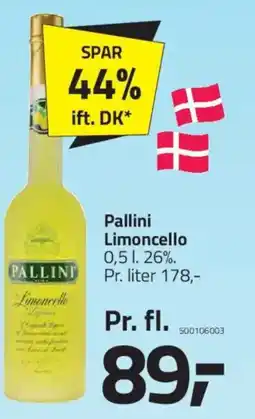 Fleggaard Pallini Limoncello tilbud