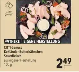 Citti CITTI Genuss Kokländer Butterhähnchen Sauerfleisch tilbud