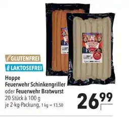 Citti Hoppe Feuerwehr Schinkengriller oder Feuerwehr Bratwurst tilbud