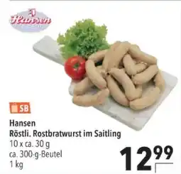 Citti Hansen Röstli. Rostbratwurst im Saitling tilbud