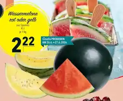Citti Wassermelone rot oder gelb tilbud