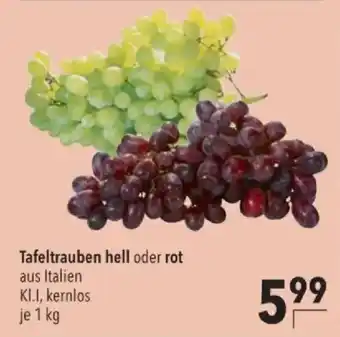Citti Tafeltrauben hell oder rot tilbud