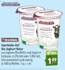 Citti Hamfelder Hof Bio Joghurt Natur tilbud