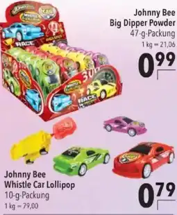 Citti Johnny Bee Whistle Car Lollipop tilbud