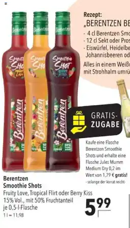 Citti Berentzen Smoothie Shots tilbud