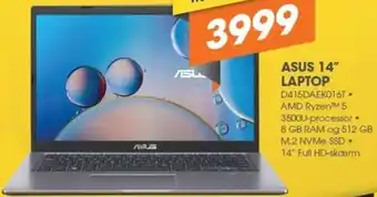 Expert Asus 14 Laptop D415DAEK016T tilbud