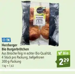 Citti TK Herzberger Bio Burgerbrötchen tilbud