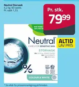 Fleggaard Neutral Storvask tilbud