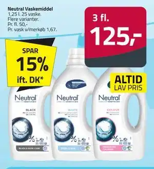 Fleggaard Neutral Vaskemiddel tilbud