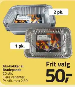 Fleggaard Alu-bakker el. Bradepande tilbud