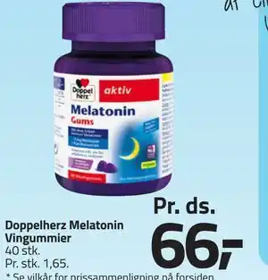 Fleggaard Doppelherz Melatonin Vingummier tilbud