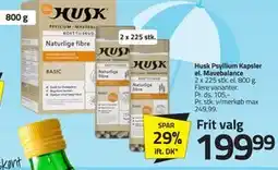 Fleggaard Husk Psyllium Kapsler el. Mavebalance tilbud