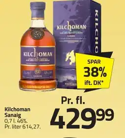 Fleggaard Kilchoman Sanaig tilbud
