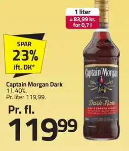 Fleggaard Captain Morgan Dark tilbud