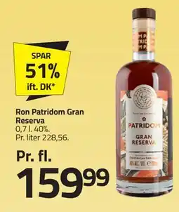 Fleggaard Ron Patridom Gran Reserva tilbud