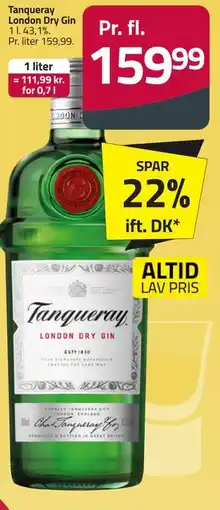 Fleggaard Tanqueray London Dry Gin tilbud