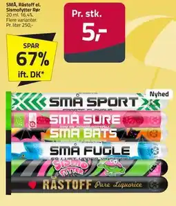Fleggaard SMÅ, Råstoff el. Sismofytter Rør tilbud