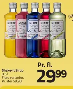 Fleggaard Shake-It Sirup tilbud