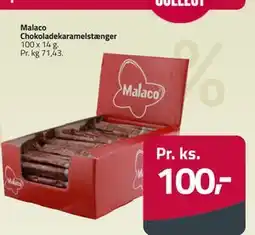 Fleggaard Malaco Chokoladekaramelstænger tilbud