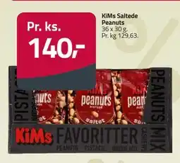 Fleggaard KiMs Saltede Peanuts tilbud