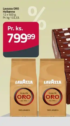 Fleggaard Lavazza ORO Helbønne tilbud