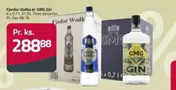 Fleggaard Fjordor Vodka el. GMG Gin tilbud