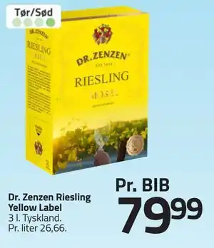 Fleggaard Dr. Zenzen Riesling Yellow Label tilbud
